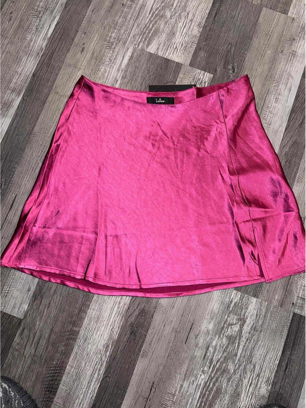 Lulus Magenta Mini Skirt